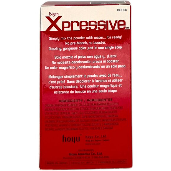 Bigen Xpressive R-8 Red Chili Pepper Permanent Powder Hair Color Water-Activated - Picture 4 of 6